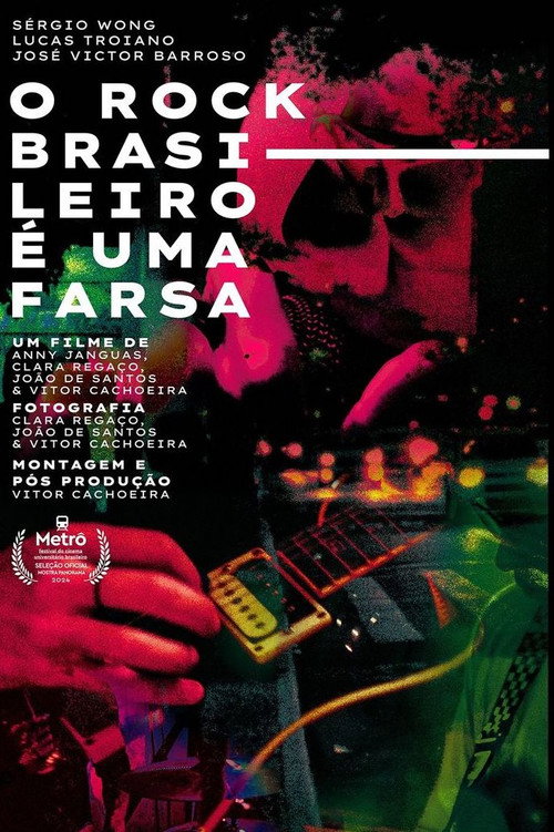 Movie poster for O ROCK BRASILEIRO É UMA FARSA (2024)