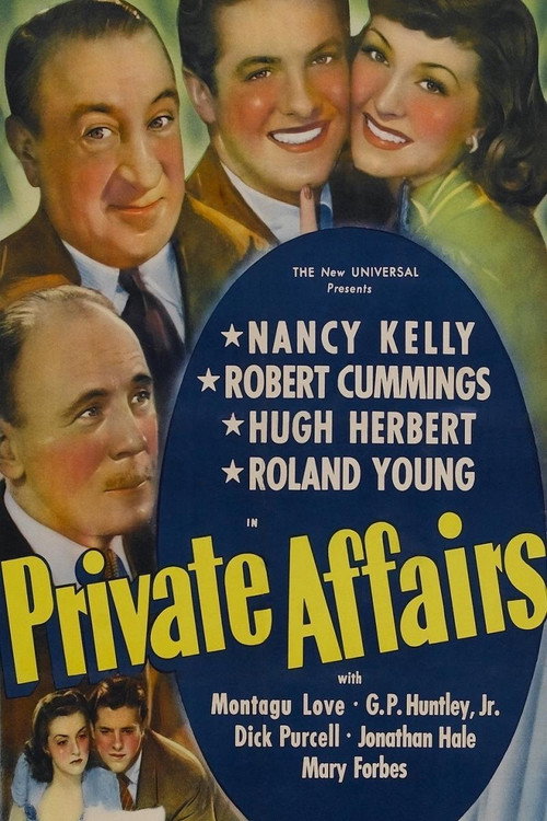 Movie poster for Private Affairs (1940)