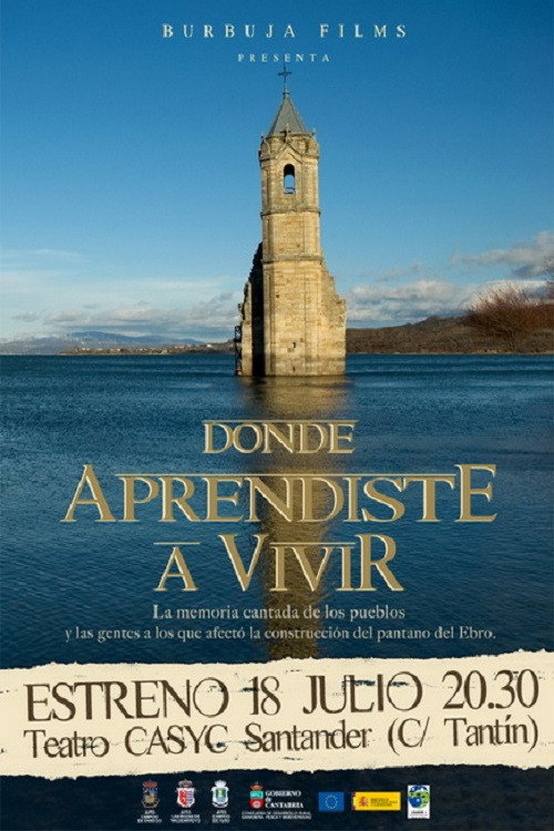 Movie poster for Donde aprendiste a vivir (2008)