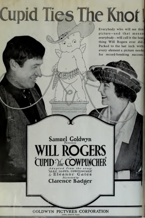 Movie poster for Cupid the Cowpuncher (1920)