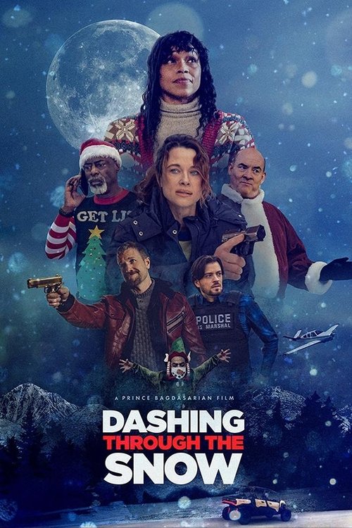 Movie poster for Dashing Through the Snow (2025)