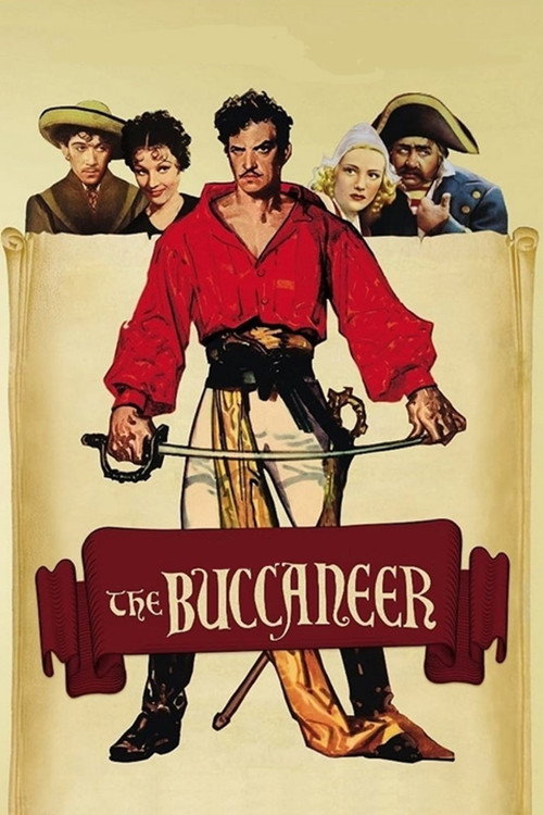 Movie poster for The Buccaneer (1938)