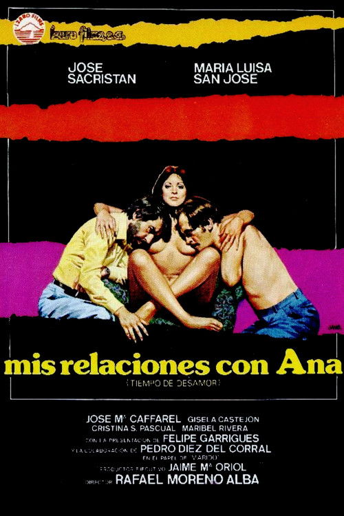 Movie poster for Mis relaciones con Ana (1980)
