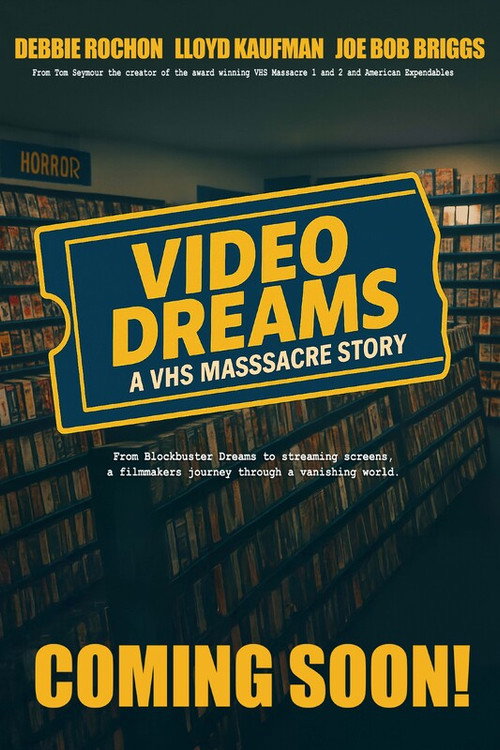 Movie poster for Video Dreams: A VHS Massacre Story (2025)