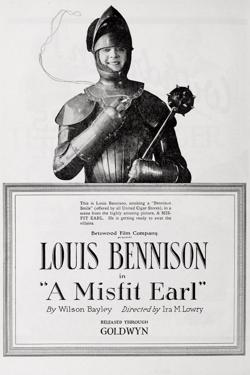Movie poster for A Misfit Earl (1919)
