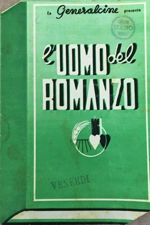 Movie poster for L'uomo del romanzo (1940)