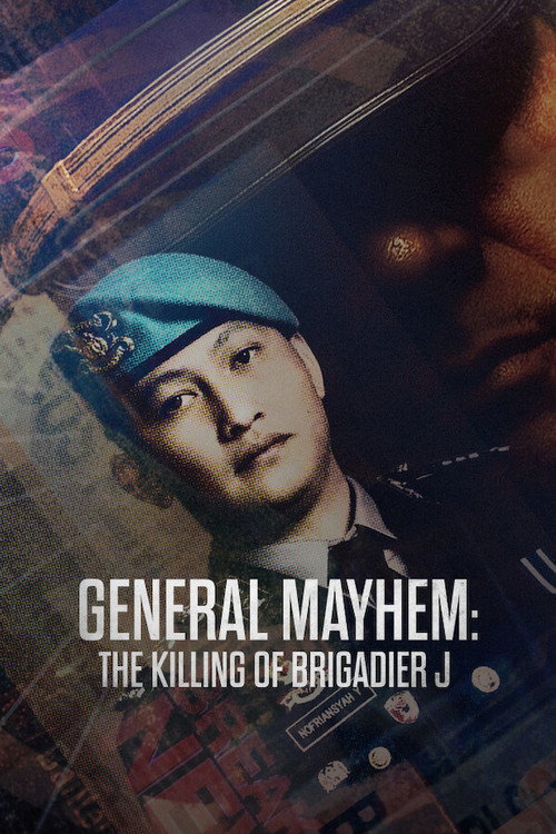 Movie poster for General Mayhem: The Killing of Brigadier J (2026)