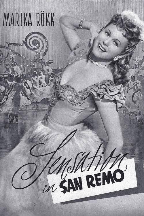 Movie poster for Sensation in San Remo (1951)