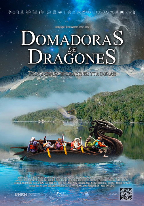 Movie poster for Domadoras de dragones (2023)