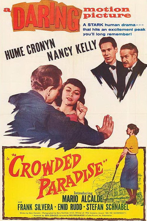 Movie poster for Crowded Paradise (1956)