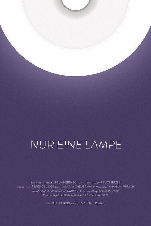 Movie poster for Nur eine Lampe