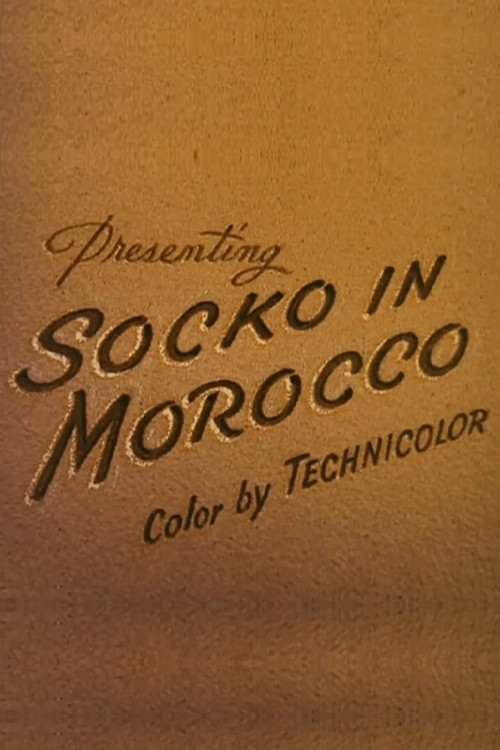 Movie poster for Socko in Morocco (1954)
