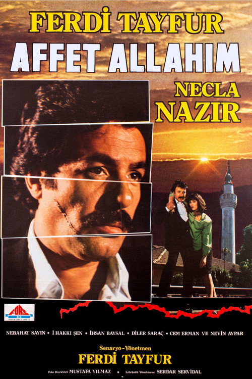 Movie poster for Affet Allahım (1986)
