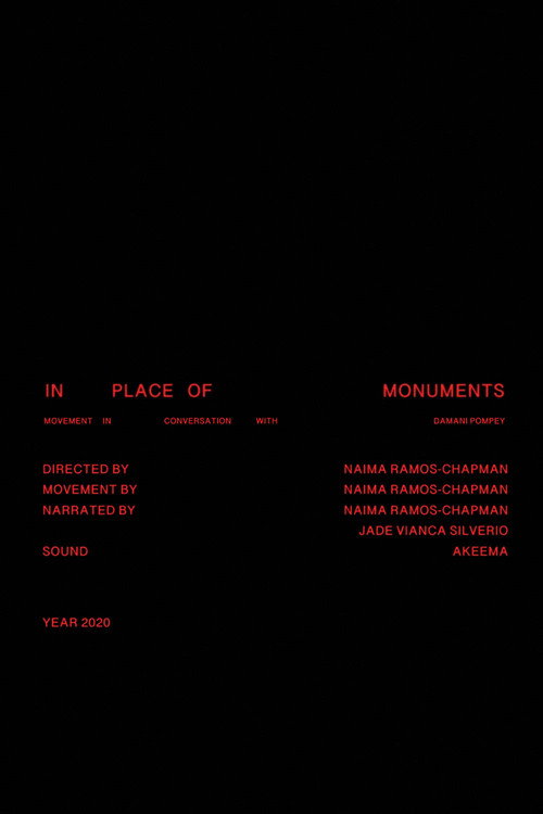Movie poster for In Place of Monuments (2020)