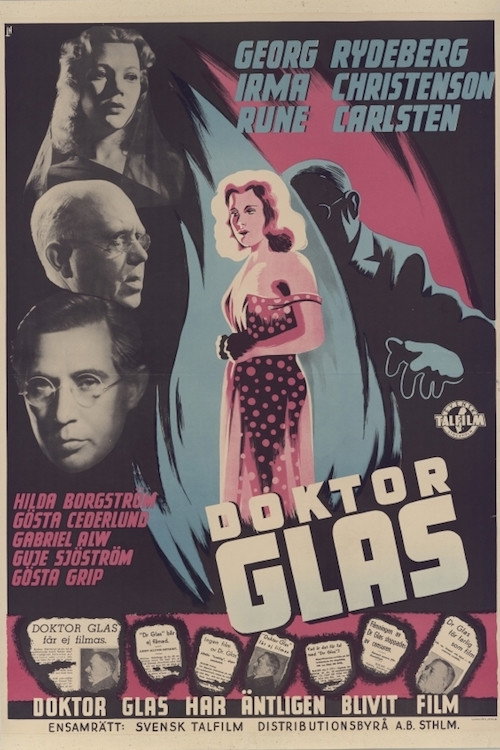 Movie poster for Doktor Glas (1942)