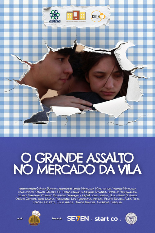 Movie poster for O Grande Assalto no Mercado da Vila (2025)