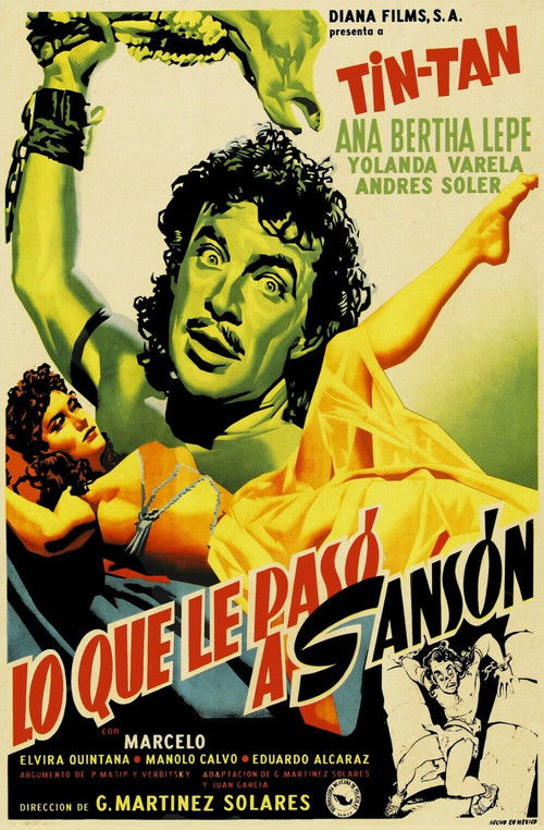 Movie poster for Lo que le pasó a Sansón (1955)