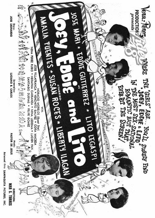 Movie poster for Joey, Eddie, and Lito (1961)