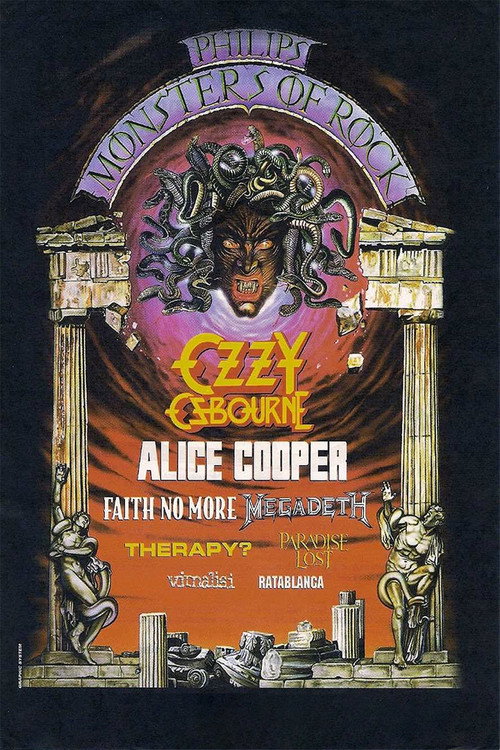 Movie poster for Ozzy Osbourne: [1995] Monsters Of Rock Chile (1995)