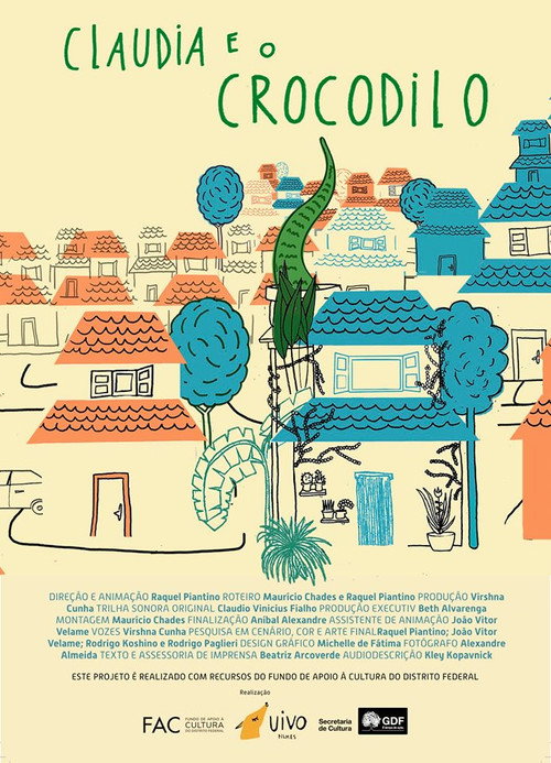 Movie poster for Claudia e o Crocodilo (2019)