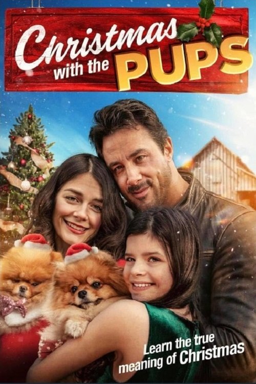 Movie poster for Christmas with the Pups (2023)