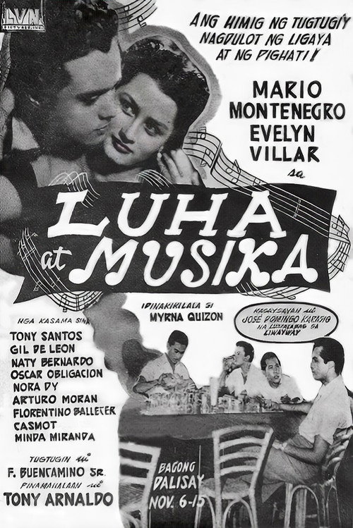 Movie poster for Luha at Musika (1953)