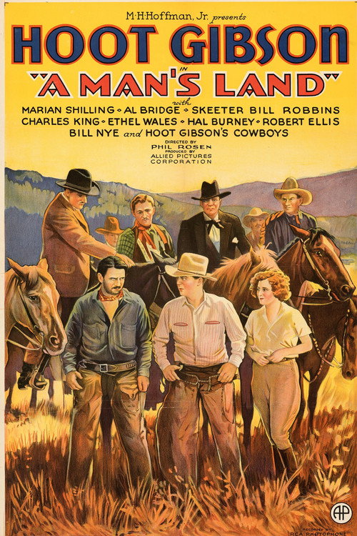 Movie poster for A Man's Land (1932)