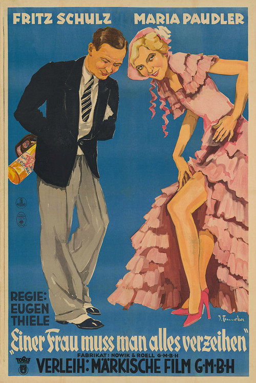 Movie poster for Einer Frau muß man alles verzeih'n (1931)