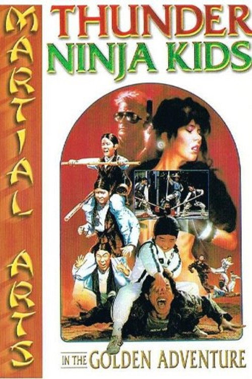 Movie poster for Thunder Ninja Kids in the Golden Adventure (1992)
