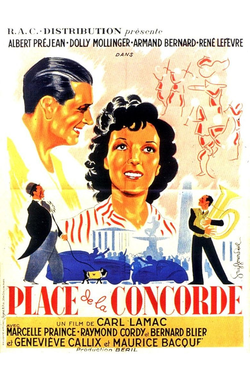 Movie poster for Place de la Concorde (1939)