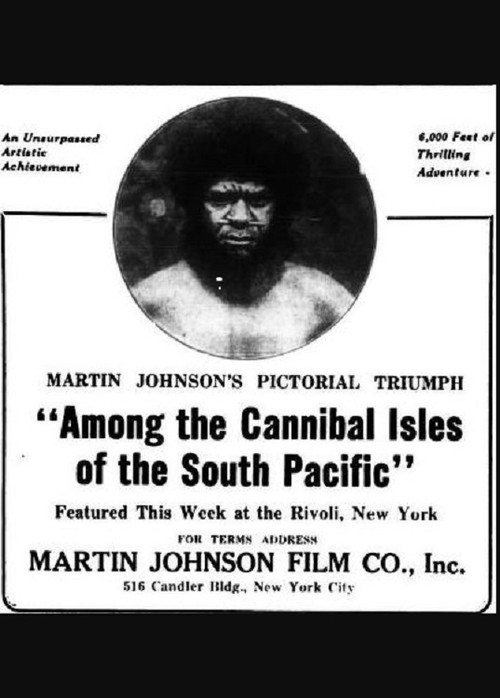 Movie poster for Among the Cannibal Isles of the South Pacific (1918)