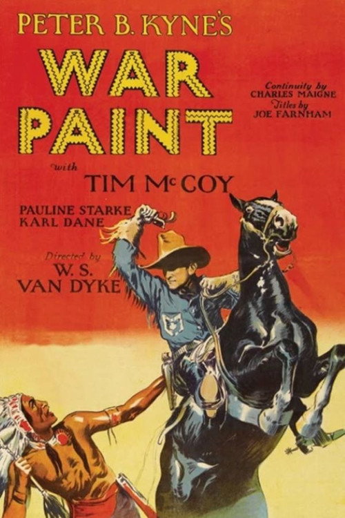 Movie poster for War Paint (1926)