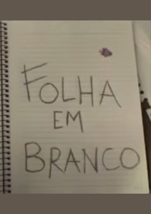 Movie poster for Folha em branco (2011)