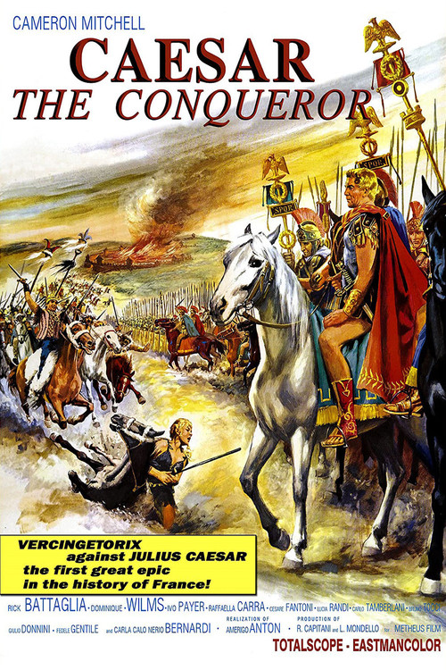 Movie poster for Caesar The Conqueror (1962)