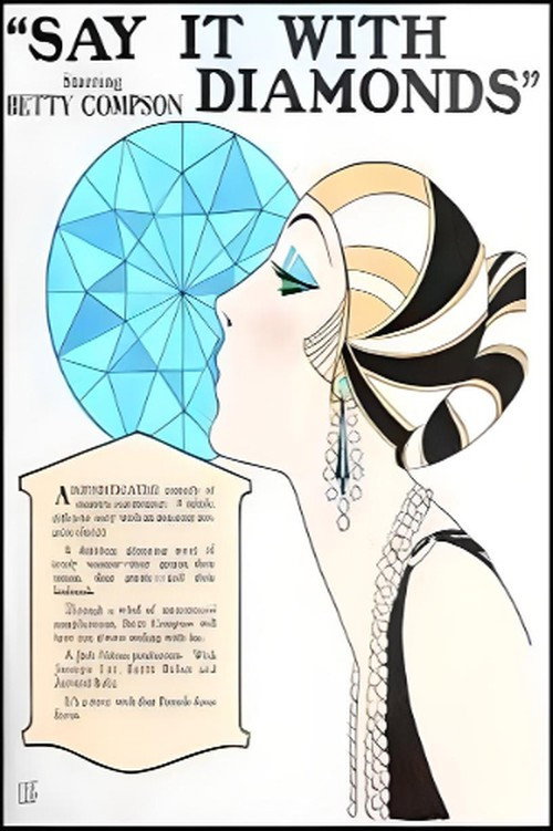 Movie poster for Say It with Diamonds (1927)