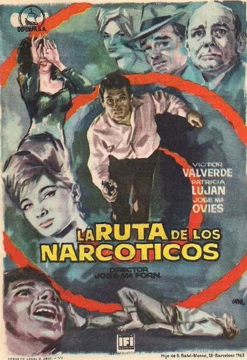 Movie poster for La ruta de los narcóticos (1963)