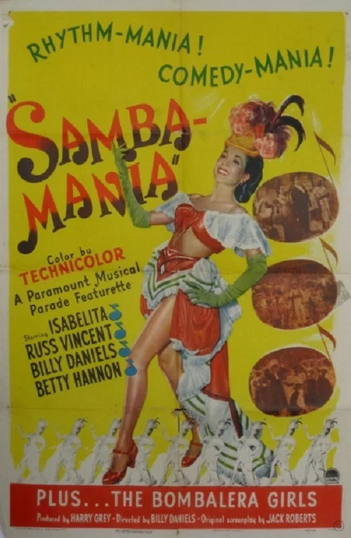 Movie poster for Samba-Mania (1948)