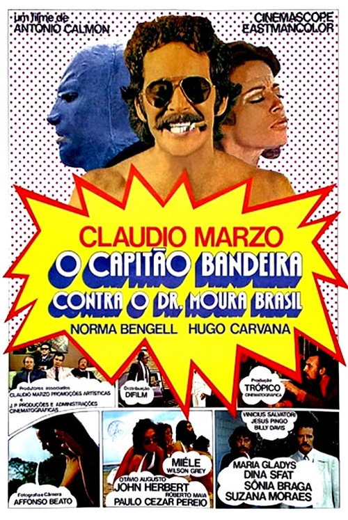 Movie poster for O Capitão Bandeira Contra o Dr. Moura Brasil (1971)