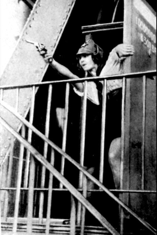 Movie poster for The Adventures of Oktyabrina (1924)