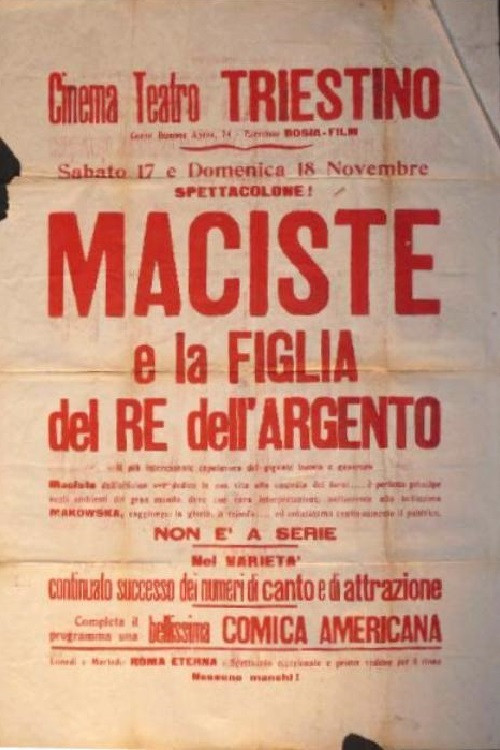 Movie poster for Maciste e la figlia del re dell'argento (1923)