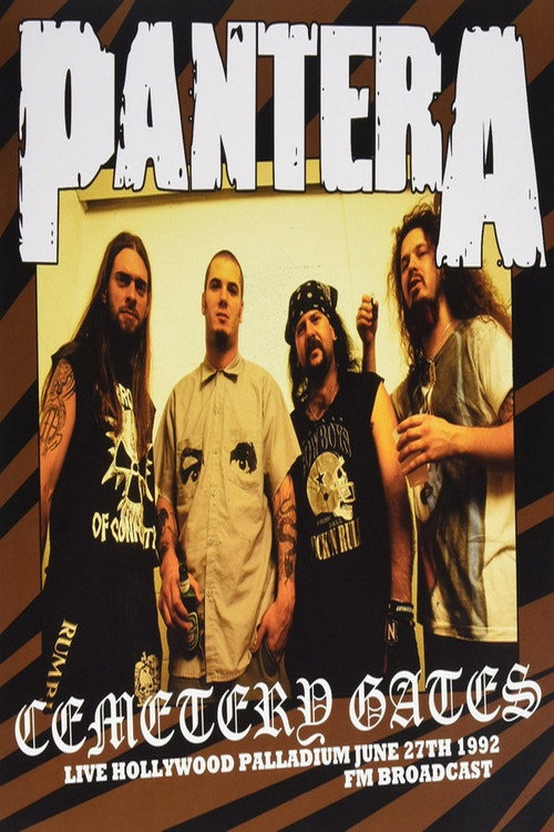 Movie poster for Pantera - Cemetery Gates - Live at Hollywood Palladium (1992)