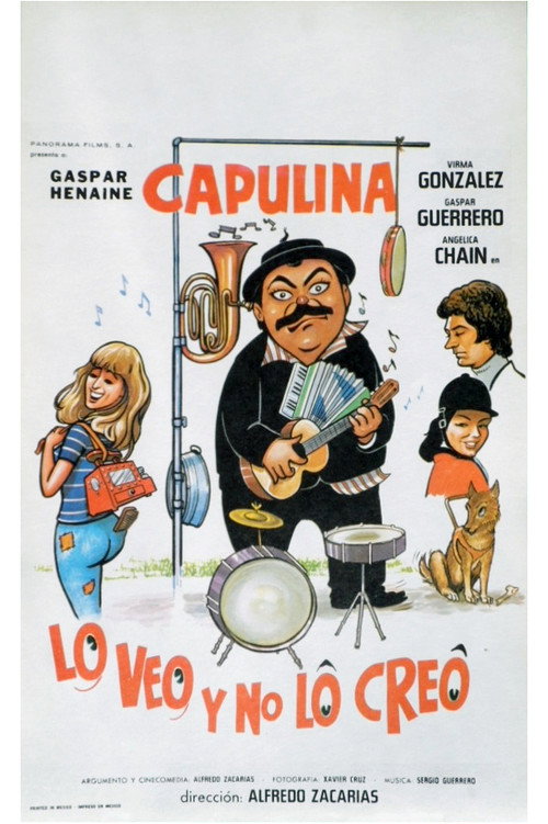 Movie poster for Lo veo y no lo creo (1977)