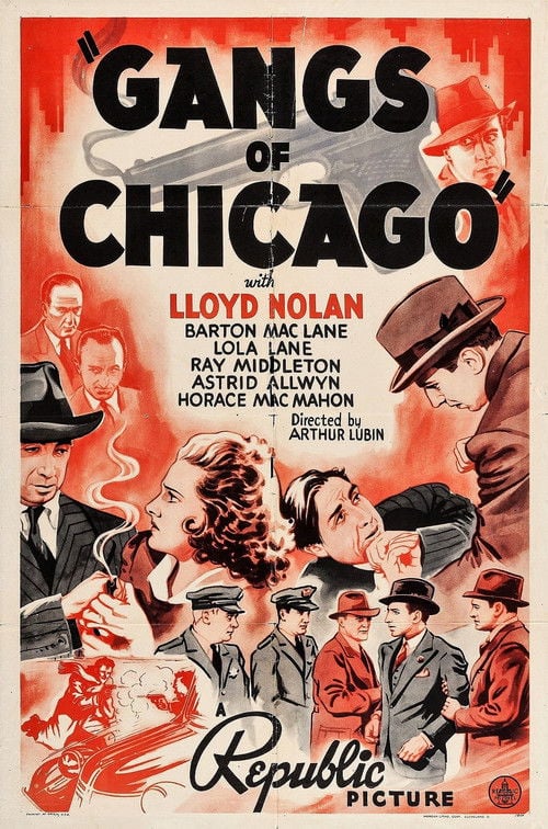 Movie poster for Gangs of Chicago (1940)