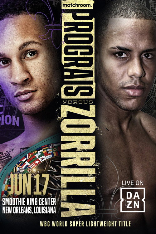 Movie poster for Regis Prograis vs. Danielito Zorrilla (2023)