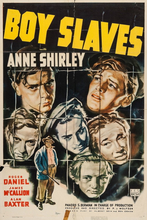 Movie poster for Boy Slaves (1939)