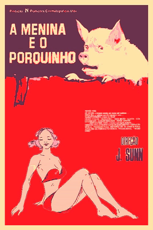 Movie poster for A Menina e o Porquinho (1990)