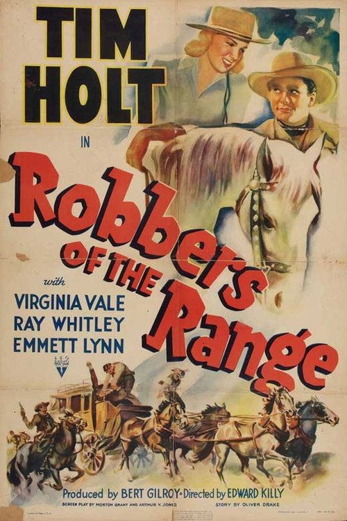 Movie poster for Robbers of the Range (1941)