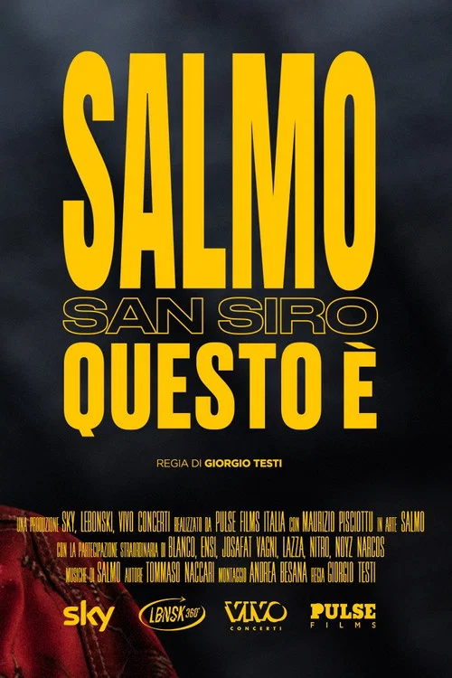 Movie poster for Salmo - San Siro, questo è (2022)