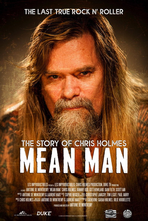 Movie poster for Mean Man: The Story of Chris Holmes (2021)