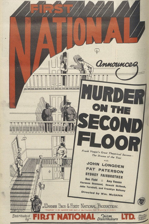 Movie poster for Murder on the Second Floor (1932)